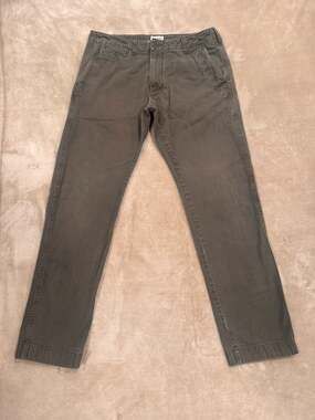 Todd Snyder Straight Fit Green Pants Men’s 34x34 Casual Chinos Classic